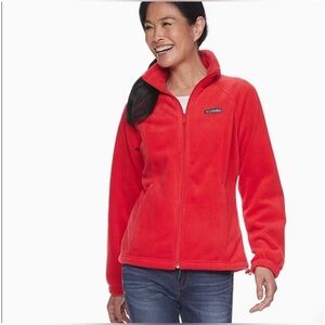 NWT Columbia Scarlet Fleece Jacket Red XL